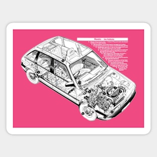 AUSTIN MAESTRO - brochure cutaway Magnet